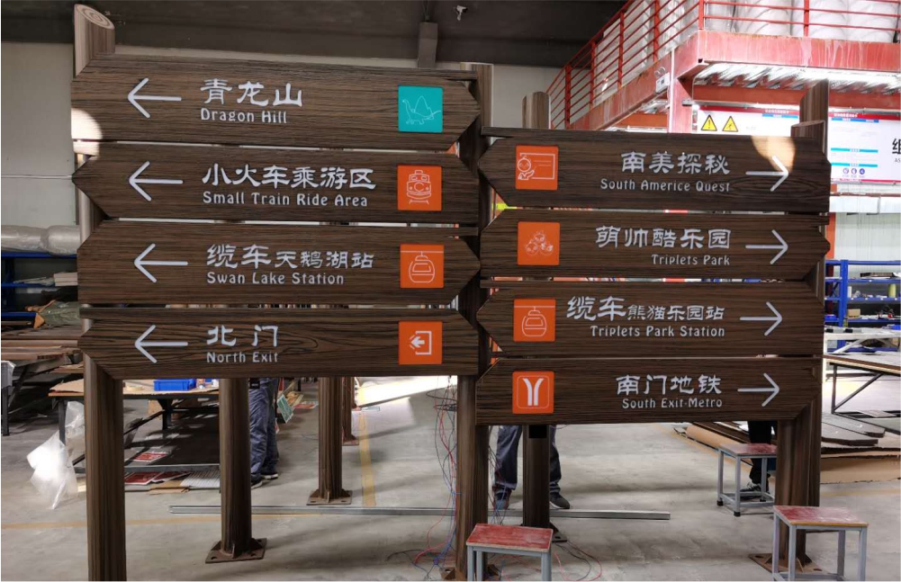 動物園導向牌標識